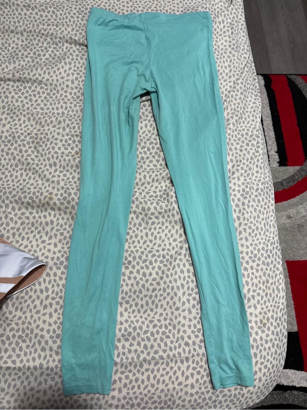 Girls' Aqua Stretch Leggings
